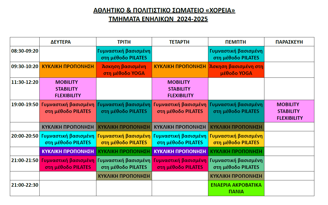 choria adults2024